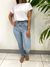 PANTALON MOM TIRO ALTO ELASTIZADO OSSIRA - comprar online