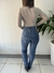 PANTALON MOM DENIM ELASTIZADO TIRO ALTO OSSIRA - comprar online