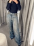 PANTALÓN DENIM LASER REPTIL OSSIRA en internet
