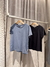 REMERA FRUNCE EN CUELLO Y MONOGRAMA OSSIRA - comprar online