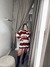 SWEATER JACQUARD RYTHM CHERRY/CRUDO OSSIRA