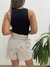 SHORT RAYADO DE LINO OSSIRA - OSSIRA EL SOBERBIO  - NOEMI PAZ 
