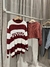 SWEATER JACQUARD RYTHM CHERRY/CRUDO OSSIRA - OSSIRA EL SOBERBIO  - NOEMI PAZ 
