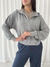CAMPERA FRISADA TEMIS (MELANGE GREY) - comprar online