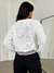 SWEATER TEJIDO DASHA (WHITE/BORDEAUX) - comprar online