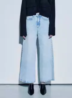 Jean wide leg bigotes PIETA - comprar online