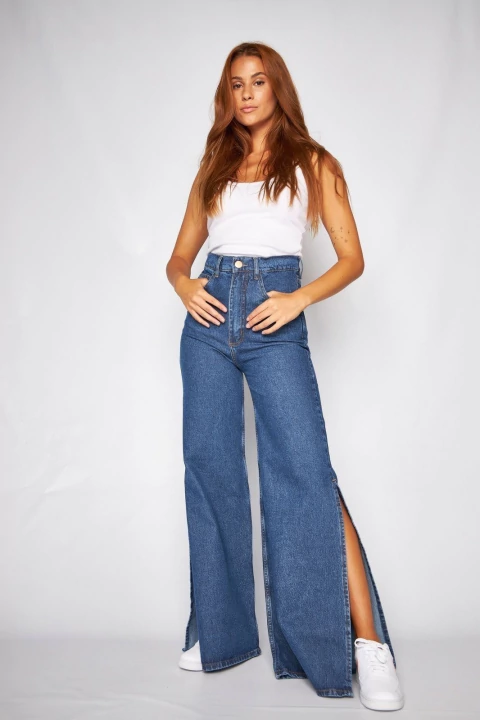 Jean MIA CON TAJO azul R.A.D - comprar online