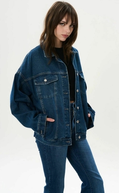 Campera DENIM Azul - comprar online