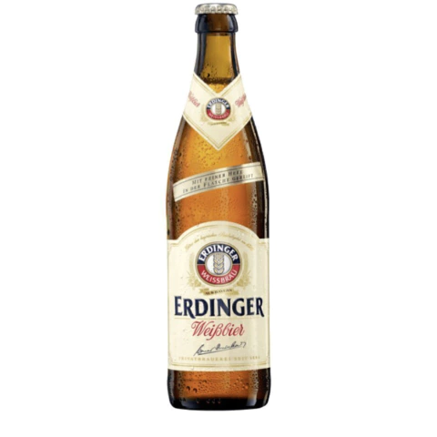 CERVEZA ERDINGER WEISSBIER x 500ML ORIGEN ALEMANIA