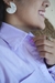 Camisa de Botão e Bolso em Tricoline LAVANDA - CARU
