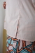 Camisa de Botão e Bolso em Tricoline ROSA