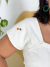 Blusa Cropped Com Botões BORDADO GIRASSOL na internet