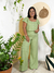 Calça Alfaiataria Bolso Costas VERDE CLARO na internet