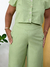 Calça Alfaiataria Bolso Costas VERDE CLARO - CARU