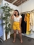 Bermuda Alfaiataria Pregas AMARELO - comprar online