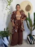 Vestido Kimono Viscose POÁ MARROM
