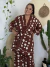 Vestido Kimono Viscose POÁ MARROM - comprar online