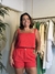 Blusa Cropped com Alças Largas Laise VERMELHO - CARU