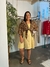 Vestido Curto Com Recorte AREIA na internet