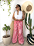 Calça Pantalona pijama Listra VERMELHA na internet