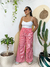 Calça Pantalona pijama Listra VERMELHA