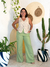 Calça Alfaiataria Bolso Costas VERDE CLARO - comprar online