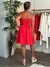 Imagem do Vestido Curto Com Recorte VERMELHO