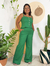 Calça Alfaiataria Bolso Costas VERDE BANDEIRA - comprar online