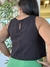 Cropped Camiseta Flash Line PRETA - CARU