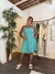 Vestido Curto Com Recorte VERDE