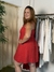 Vestido Curto Com Recorte VERMELHO - loja online