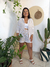 Maxi Camisa Com Botões Listra DOURADA - comprar online