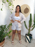 Maxi Camisa Com Botões Listra DOURADA