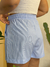 Short Pijama com Cadarço Listra AZUL na internet