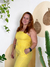 Cropped Faixa Alças Finas AMARELO - comprar online