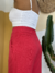 Calça Pantalona Com Pala VERMELHO na internet