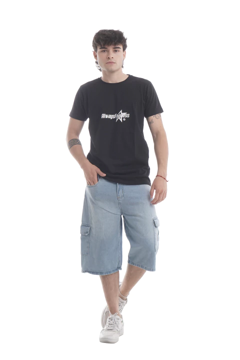 Bermuda Baggy Cargo Blue - comprar online