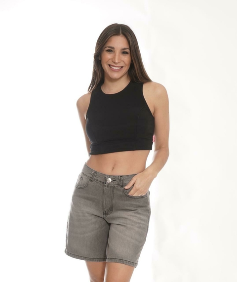 Bermuda Mom Grey