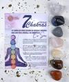 Kit Pedras 7 Chakras + Instruções