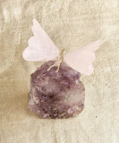 borboleta quartzo rosa