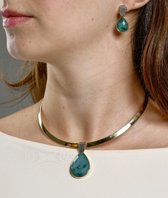 Choker Cleópatra - Esmeralda na internet