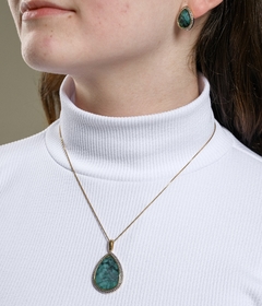 Colar Gota - Esmeralda - comprar online