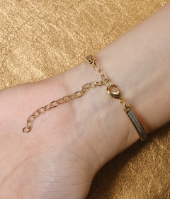 Pulseira Ajustável - Esmeralda - comprar online