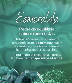 Colar Gota - Esmeralda - Mundo Hertz Quântico
