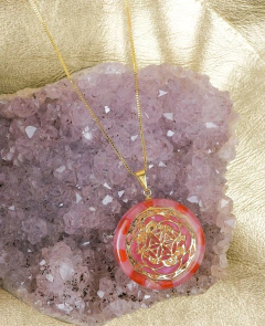 Colar de Orgonite - Mundo Hertz Quântico