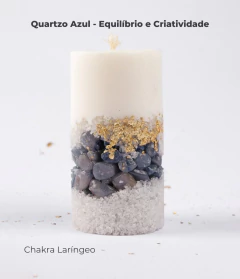 Vela Aromática de Cristal - Mundo Hertz Quântico