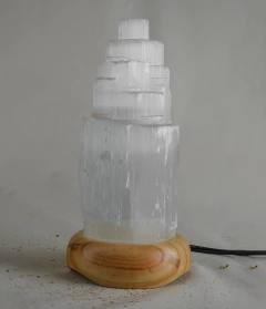 Luminária Selenita - Luz Noturna - comprar online