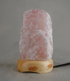 Luminária Quartzo Rosa - Luz Noturna na internet