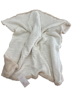 Manta tejida con corderito (0001) - comprar online