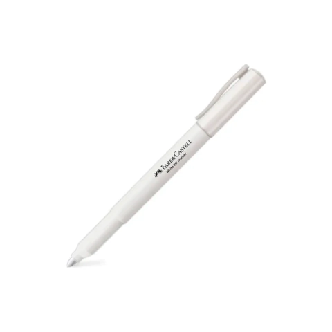 MARCADOR PERMANENTE FABER CASTELL - BLANCO - comprar online